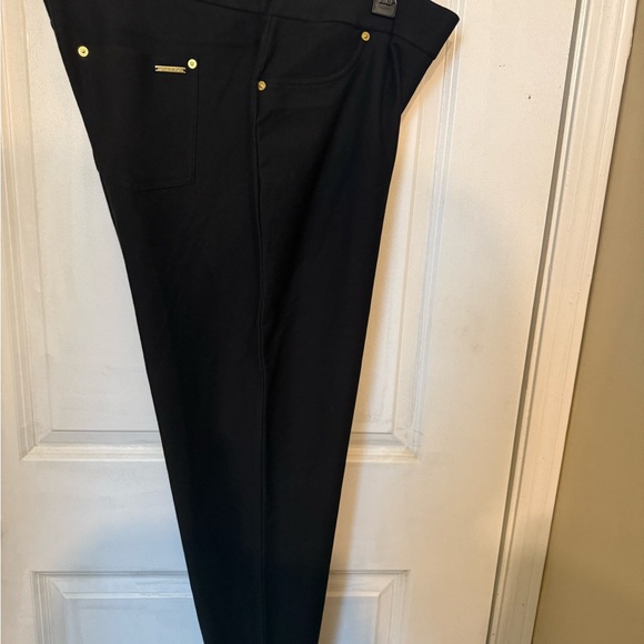 Michael Kors Black Leggings with Gold Accents - Picture 8 of 8